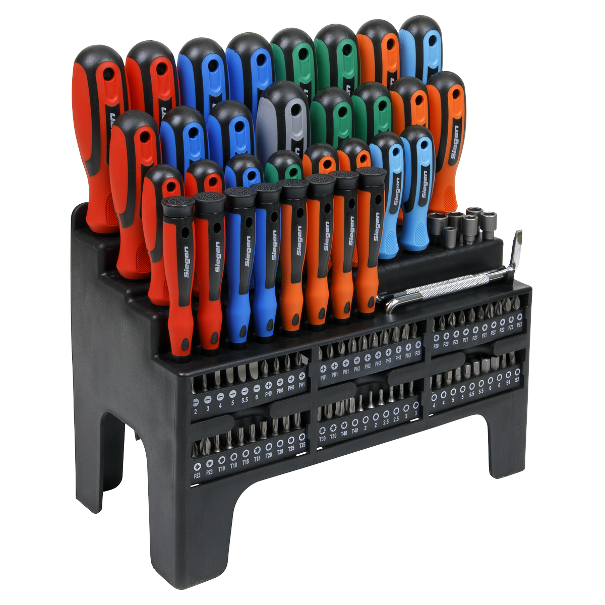 Screwdriver, Bit & Nut Driver Set 100pc S01248
