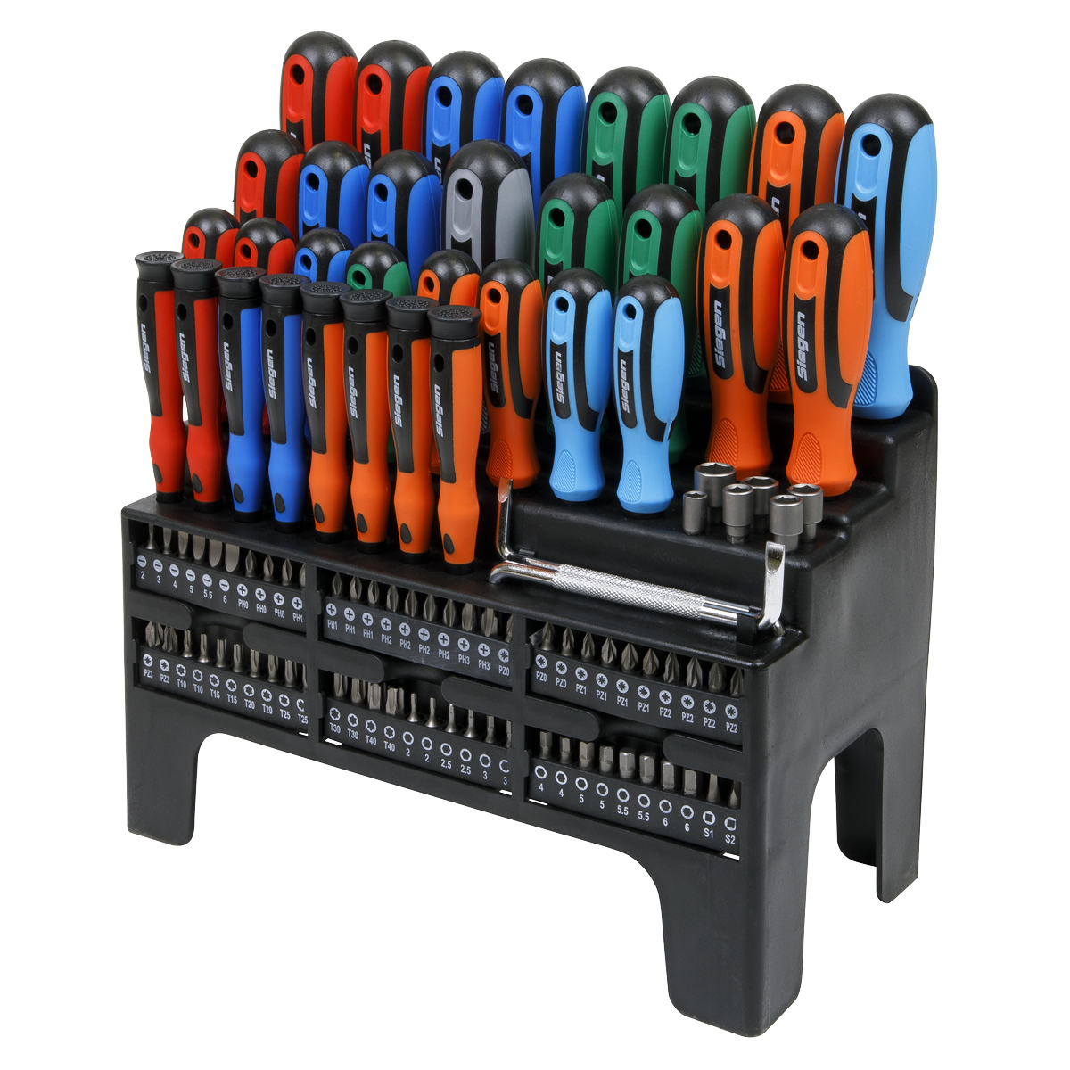 Screwdriver, Bit & Nut Driver Set 100pc S01248