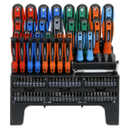 Screwdriver, Bit & Nut Driver Set 100pc S01248