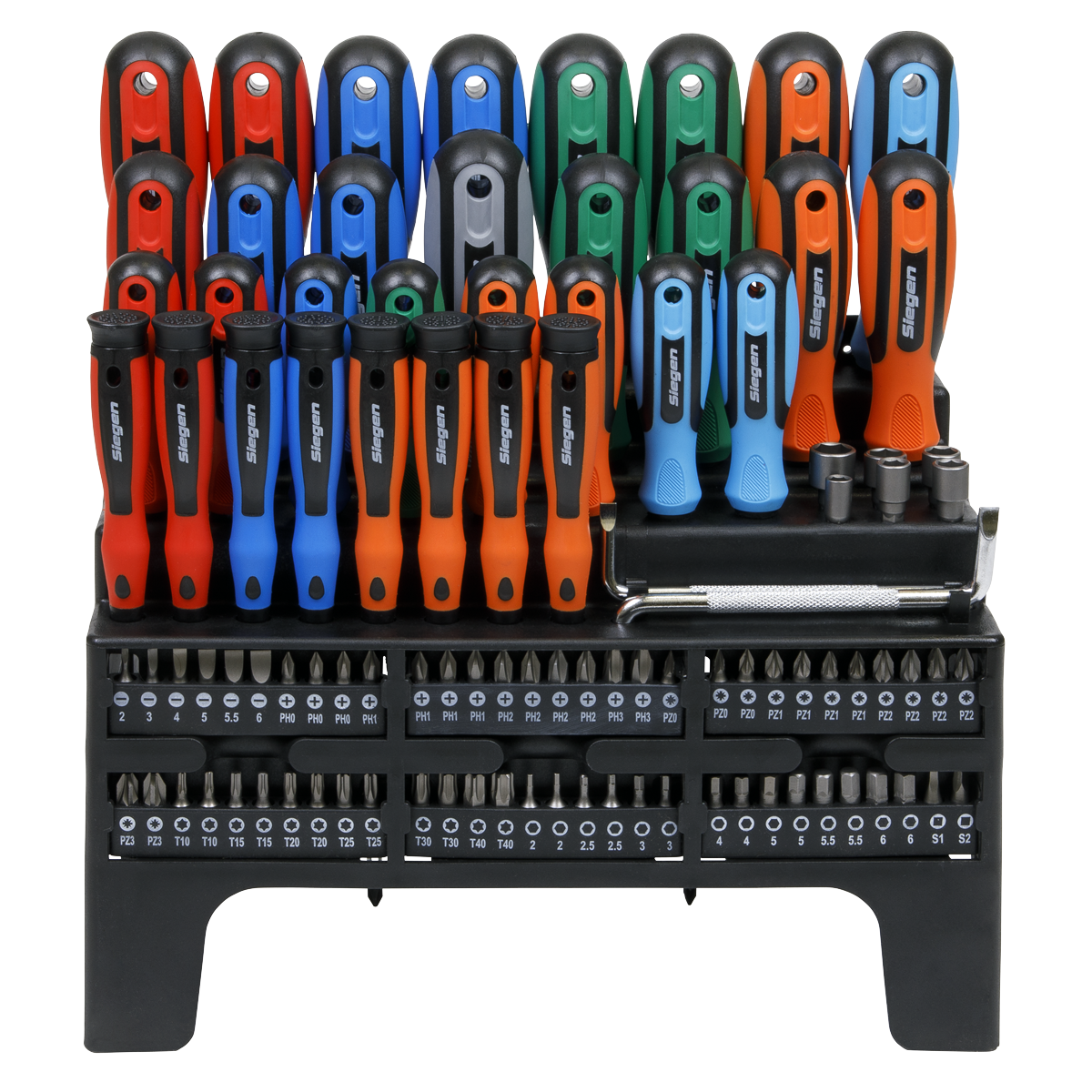 Screwdriver, Bit & Nut Driver Set 100pc S01248
