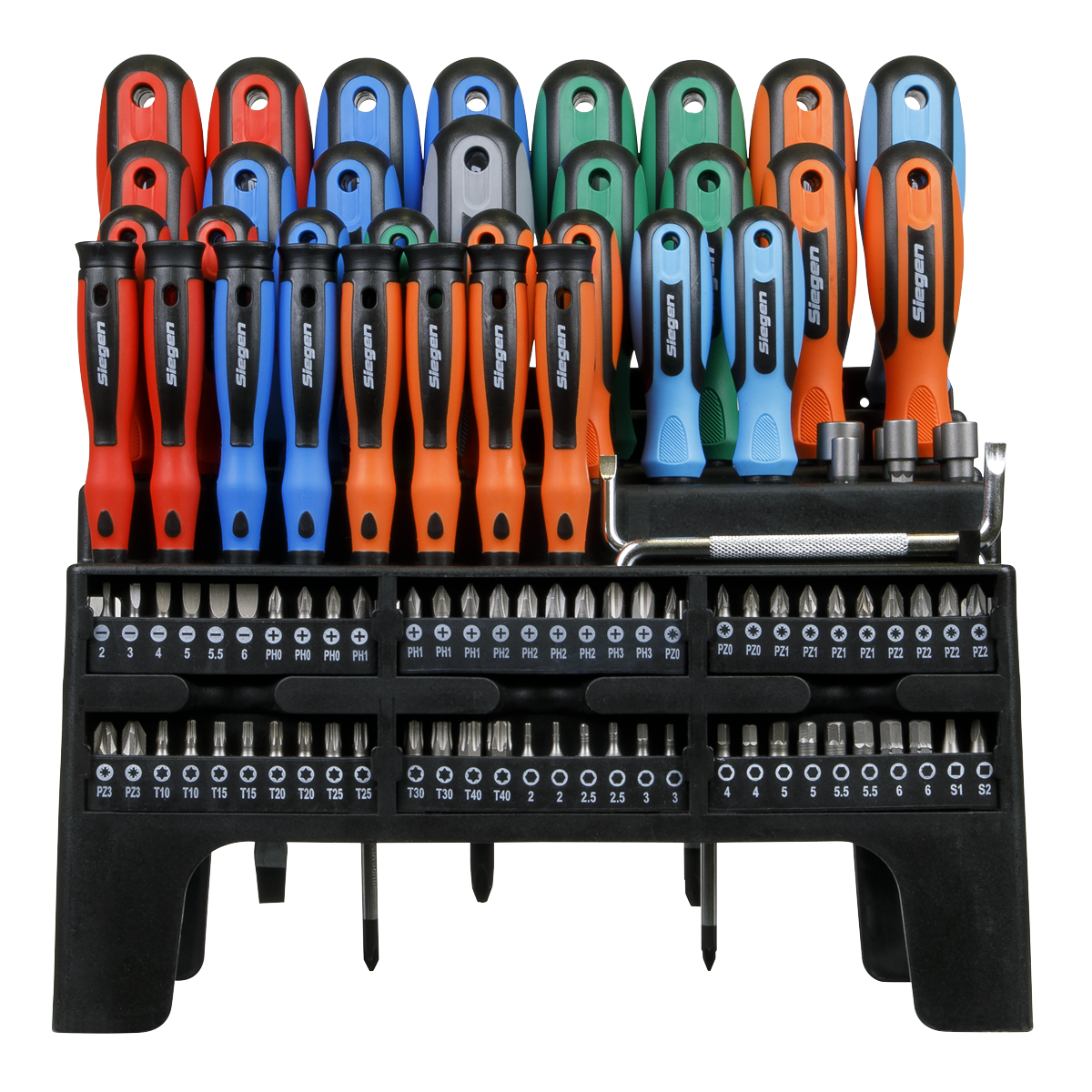 Screwdriver, Bit & Nut Driver Set 100pc S01248