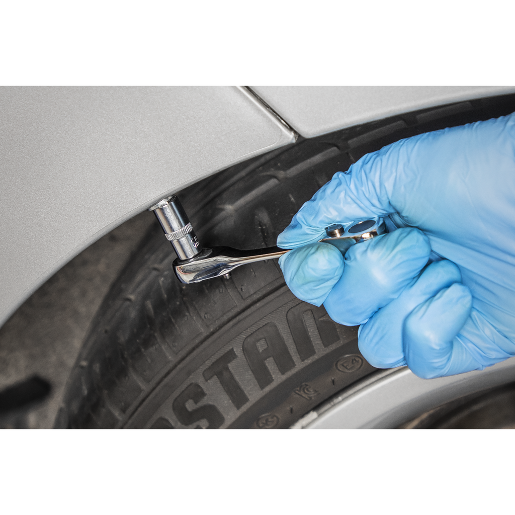 Micro Ratchet Bit Driver & Wrench 1/4"Hex x 1/4"Sq Drive S01251