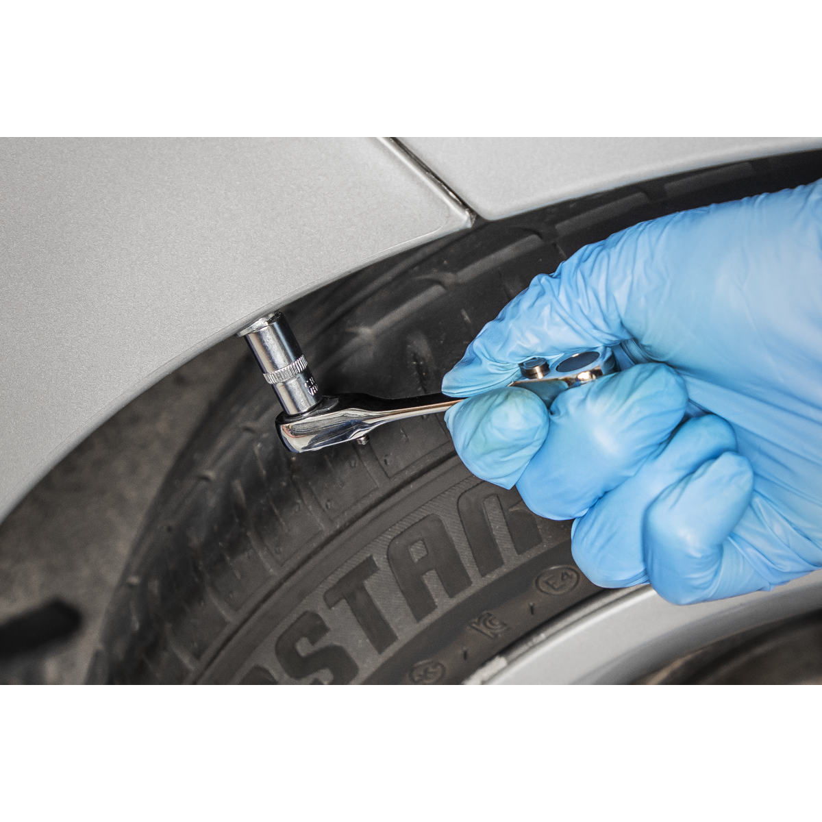 Micro Ratchet Bit Driver & Wrench 1/4"Hex x 1/4"Sq Drive S01251