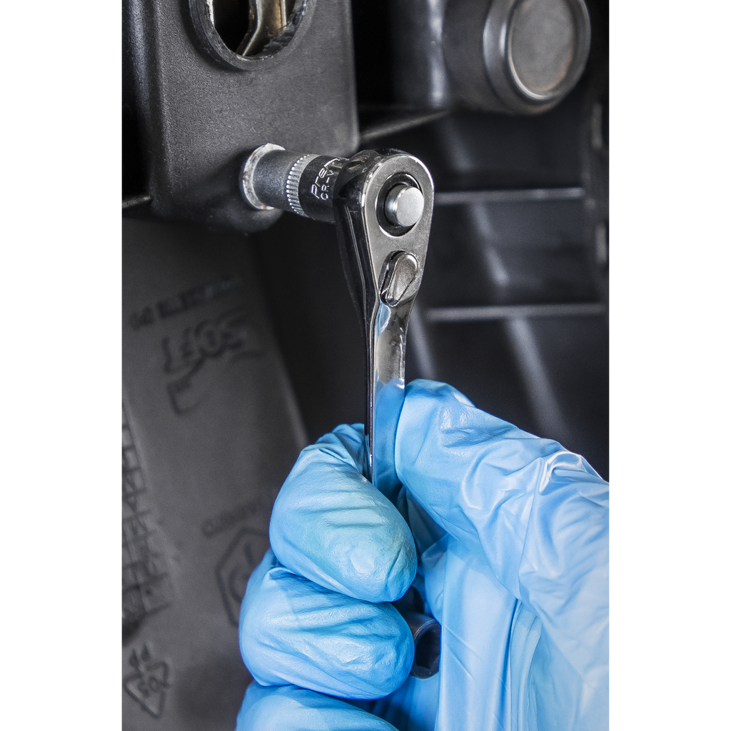 Micro Ratchet Bit Driver & Wrench 1/4"Hex x 1/4"Sq Drive S01251