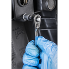 Micro Ratchet Bit Driver & Wrench 1/4"Hex x 1/4"Sq Drive S01251