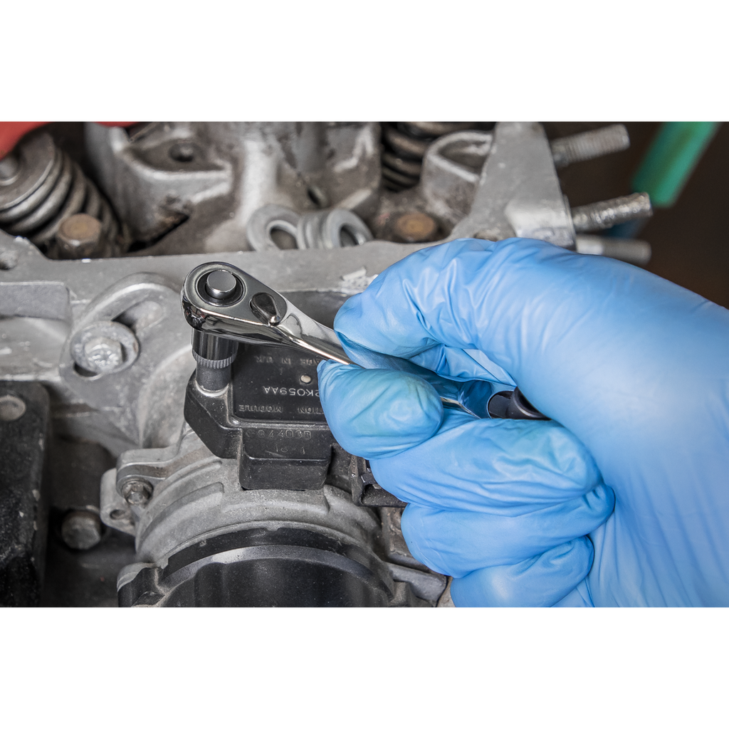 Micro Ratchet Bit Driver & Wrench 1/4"Hex x 1/4"Sq Drive S01251