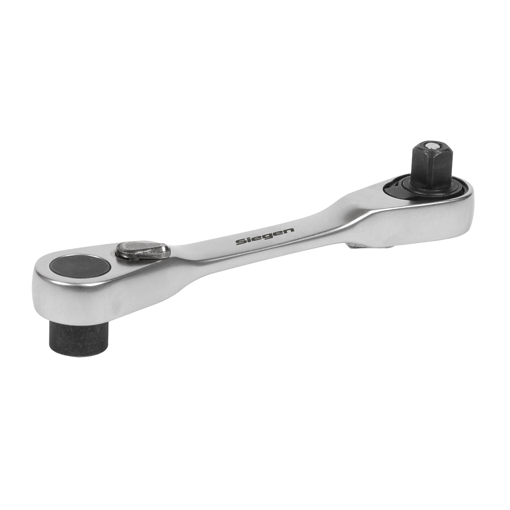 Micro Ratchet Bit Driver & Wrench 1/4"Hex x 1/4"Sq Drive S01251