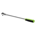 Extra-Long Flexi-Head Ratchet Wrench with Flip Reverse 1/4"Sq Drive S01257