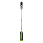 Extra-Long Flexi-Head Ratchet Wrench with Flip Reverse 1/4"Sq Drive S01257