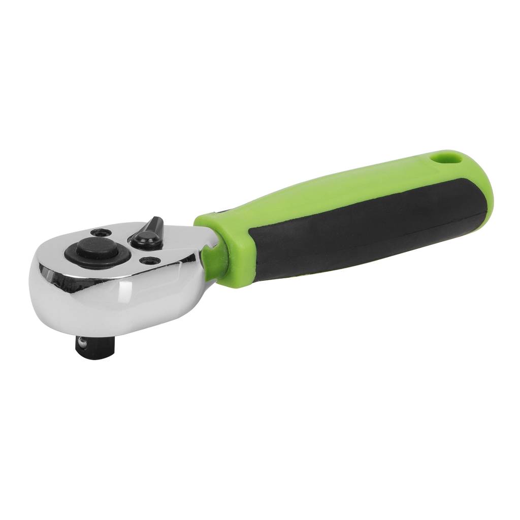 Stubby Ratchet Wrench with Flip Reverse 1/4"Sq Drive S01258