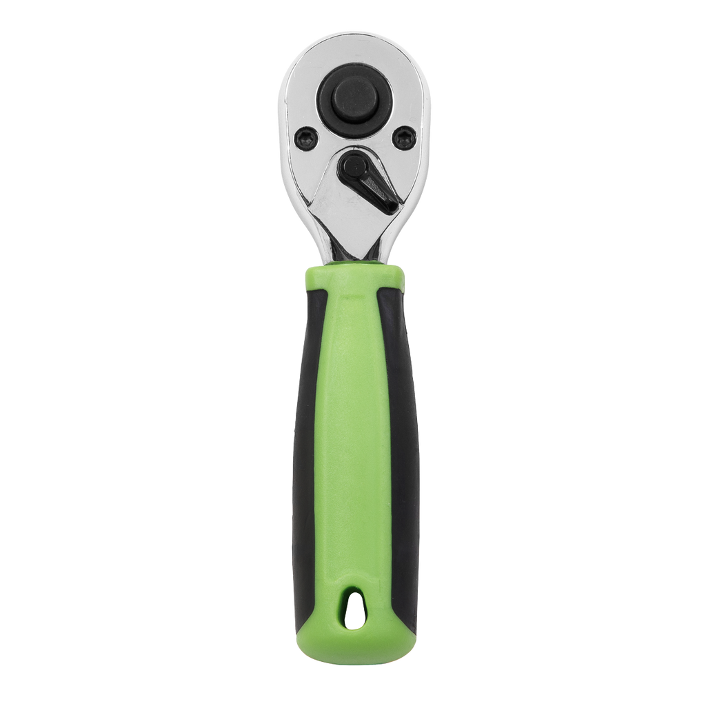 Stubby Ratchet Wrench with Flip Reverse 1/4"Sq Drive S01258