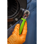 Stubby Ratchet Wrench with Flip Reverse 3/8"Sq Drive S01259