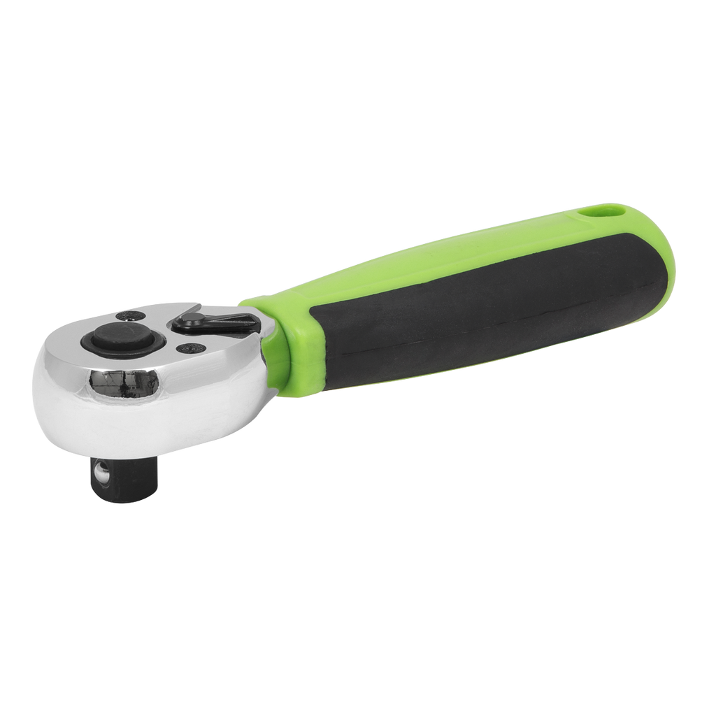 Stubby Ratchet Wrench with Flip Reverse 3/8"Sq Drive S01259
