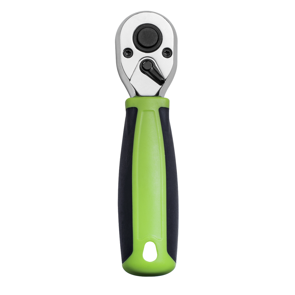 Stubby Ratchet Wrench with Flip Reverse 3/8"Sq Drive S01259