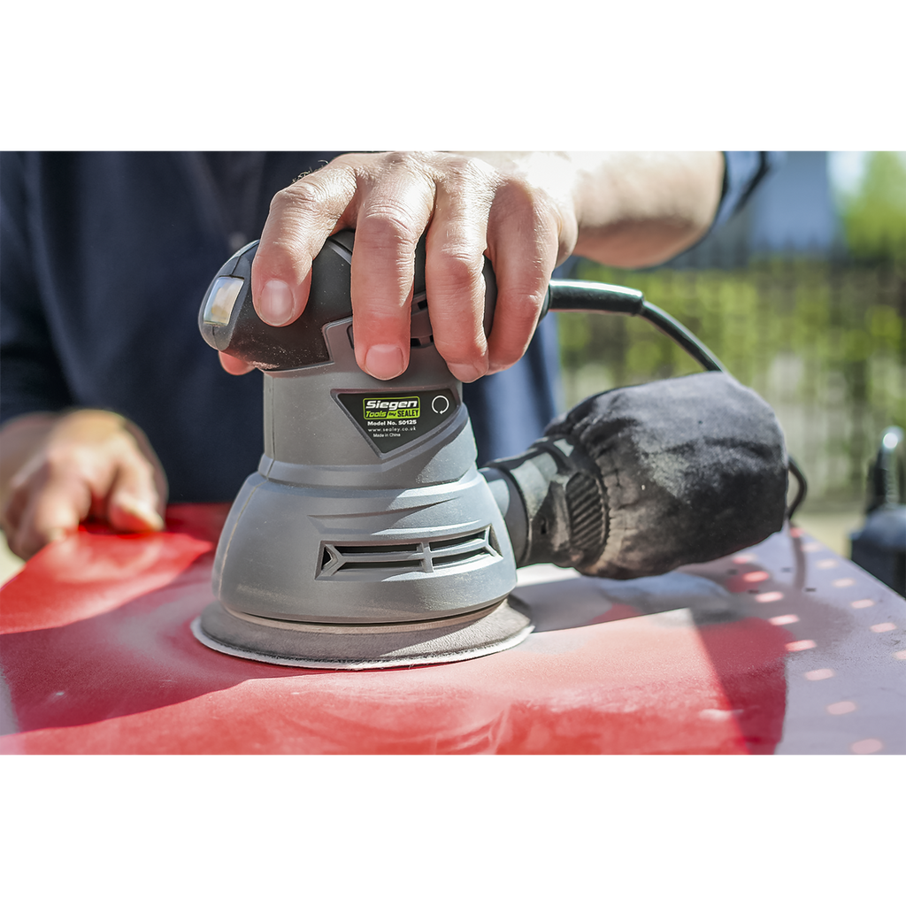 125mm Random Orbital Palm Sander 240W/230V S0125