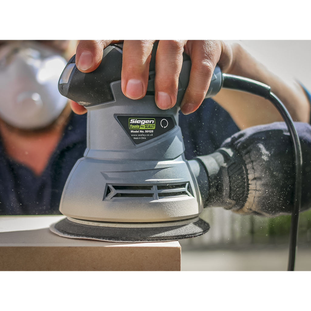125mm Random Orbital Palm Sander 240W/230V S0125