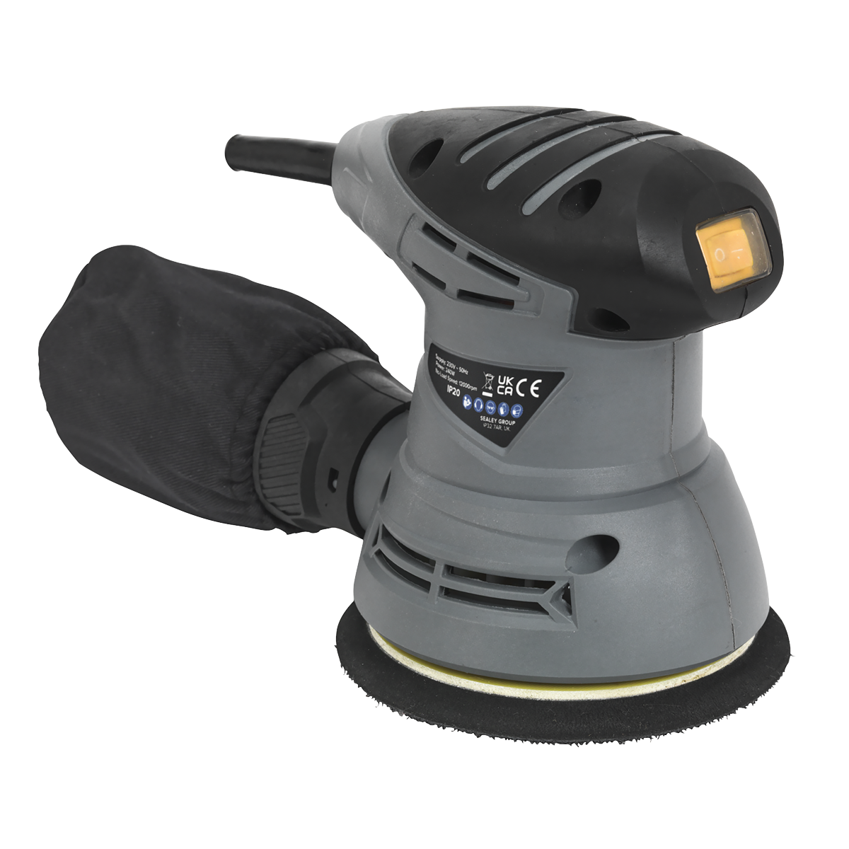 125mm Random Orbital Palm Sander 240W/230V S0125