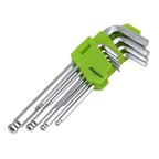 Long Ball-End Hex Key Set 9pc S01260
