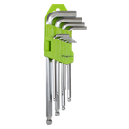 Long Ball-End Hex Key Set 9pc S01260
