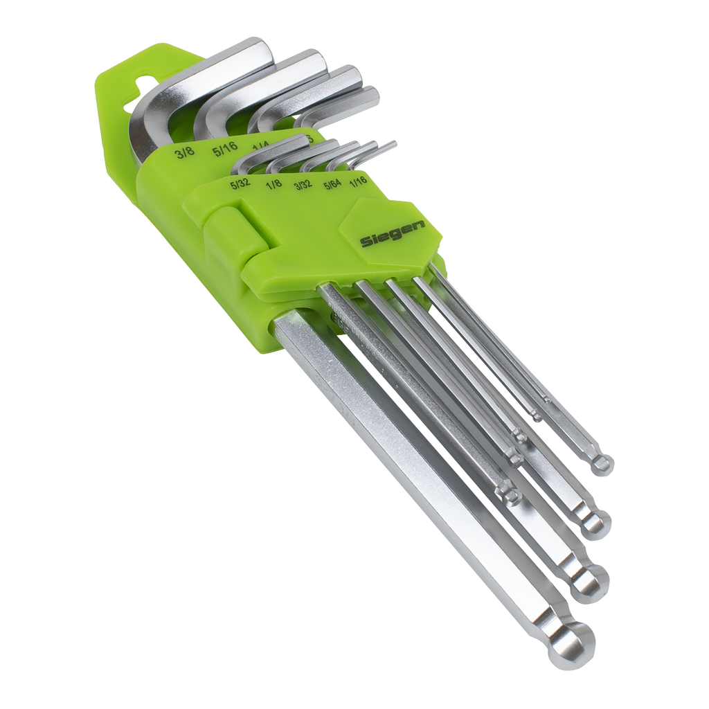 Imperial Long Ball-End Hex Key Set 9pc S01261