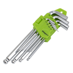 Imperial Long Ball-End Hex Key Set 9pc S01261