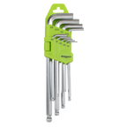 Imperial Long Ball-End Hex Key Set 9pc S01261
