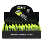 Long TRX-Star* Key Set 9pc - Display Box of 10 S01264