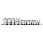 TRX-Star* Socket Set E4-E24 1/4", 3/8" & 1/2"Sq Drive 14pc S01265