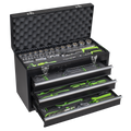 Portable Tool Chest 3 Drawer with 98pc Tool Kit S01266