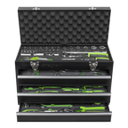 Portable Tool Chest 3 Drawer with 98pc Tool Kit S01266