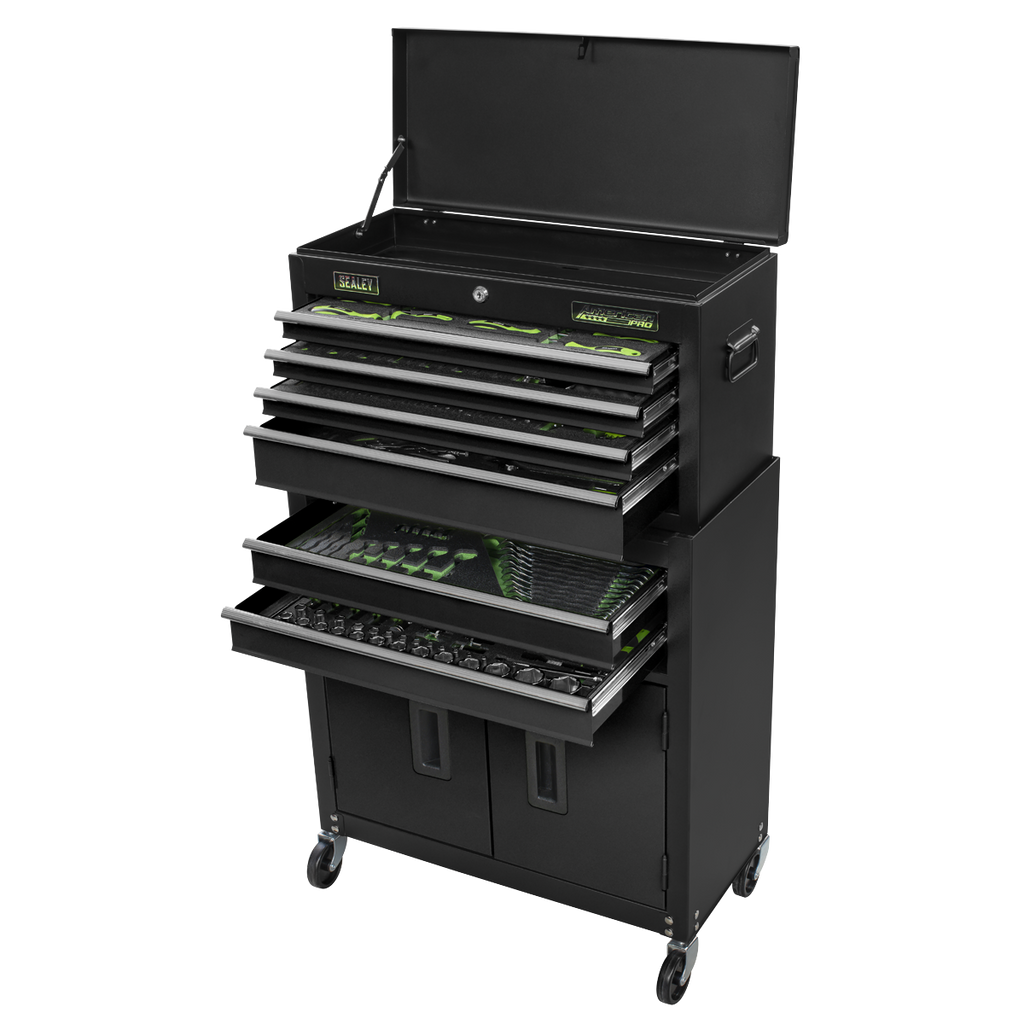 Topchest & Rollcab Combination 6 Drawer with 247pc Tool Kit S01267