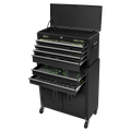 Topchest & Rollcab Combination 6 Drawer with 247pc Tool Kit S01267