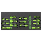 Topchest & Rollcab Combination 6 Drawer with 247pc Tool Kit S01267