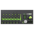 Topchest & Rollcab Combination 6 Drawer with 247pc Tool Kit S01267