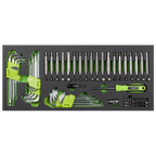 Topchest & Rollcab Combination 6 Drawer with 247pc Tool Kit S01267