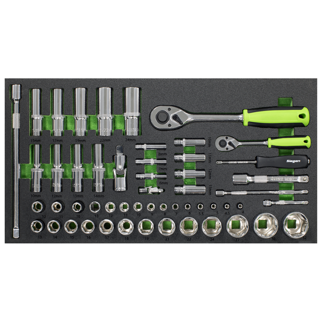 Topchest & Rollcab Combination 6 Drawer with 247pc Tool Kit S01267