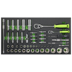 Topchest & Rollcab Combination 6 Drawer with 247pc Tool Kit S01267