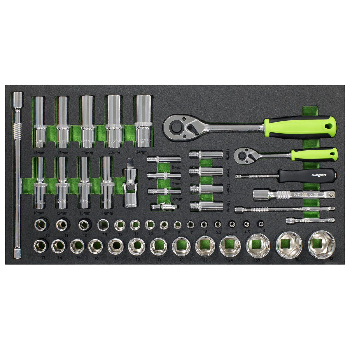 Topchest & Rollcab Combination 6 Drawer with 247pc Tool Kit S01267