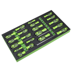 Screwdriver Set with Tool Tray 20pc S01276