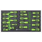 Screwdriver Set with Tool Tray 20pc S01276