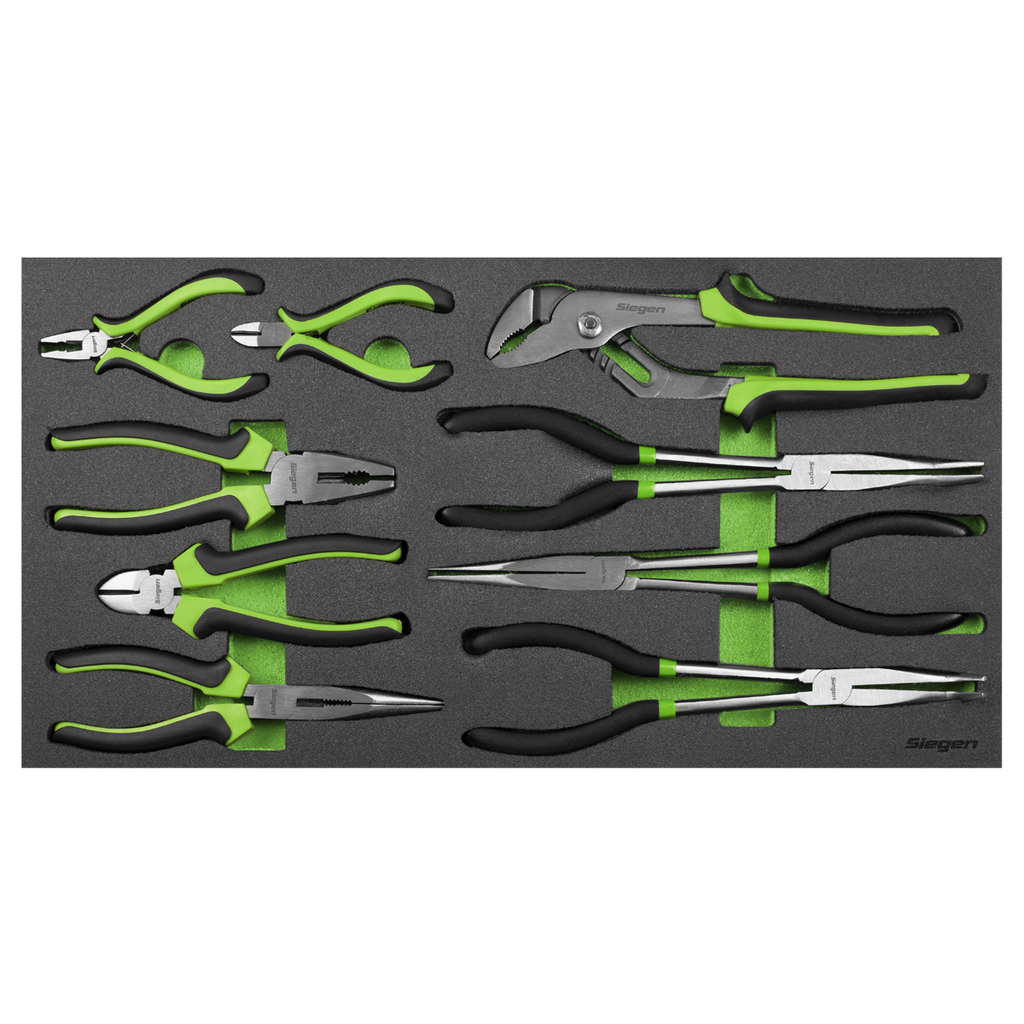 Pliers Set with Tool Tray 9pc S01277