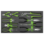 Pliers Set with Tool Tray 9pc S01277