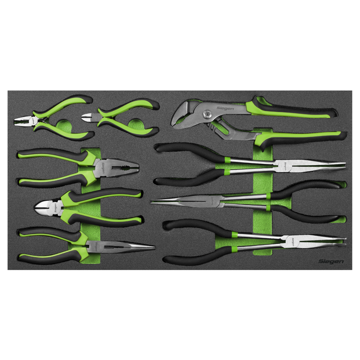 Pliers Set with Tool Tray 9pc S01277