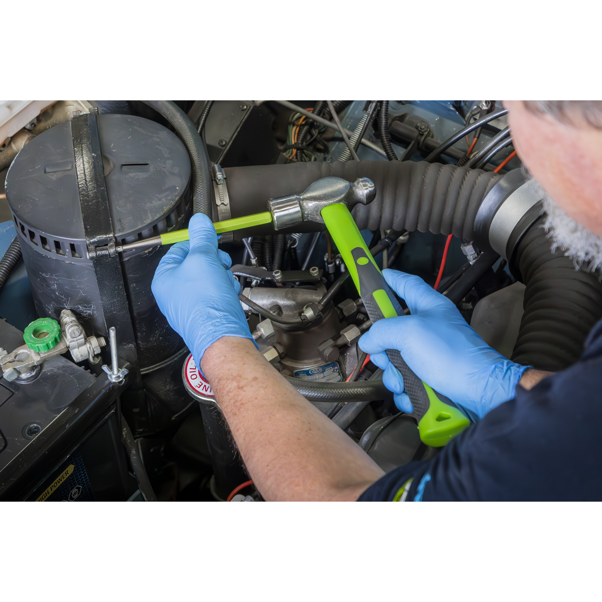 Pry Bar, Hammer & Punch Set with Tool Tray 23pc S01279