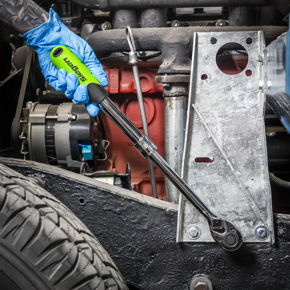 Extendable Ratchet Wrench Set 3pc S01285