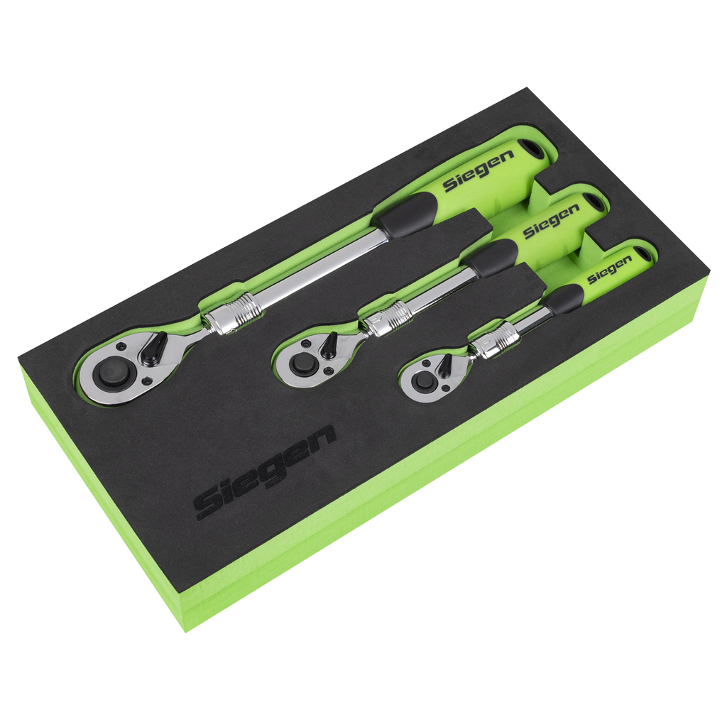 Extendable Ratchet Wrench Set 3pc S01285
