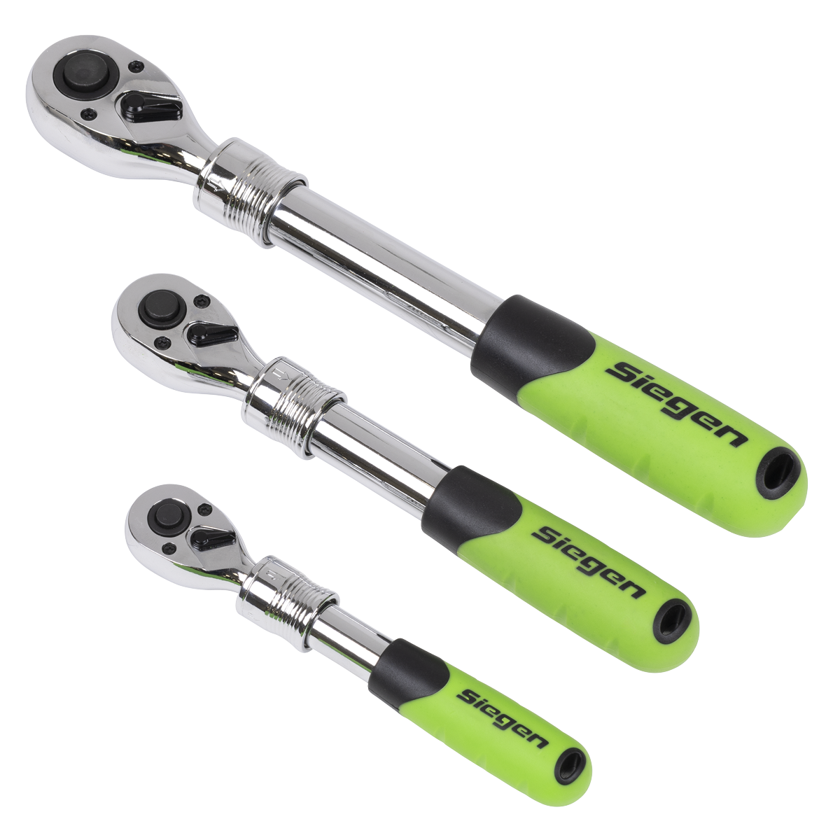 Extendable Ratchet Wrench Set 3pc S01285
