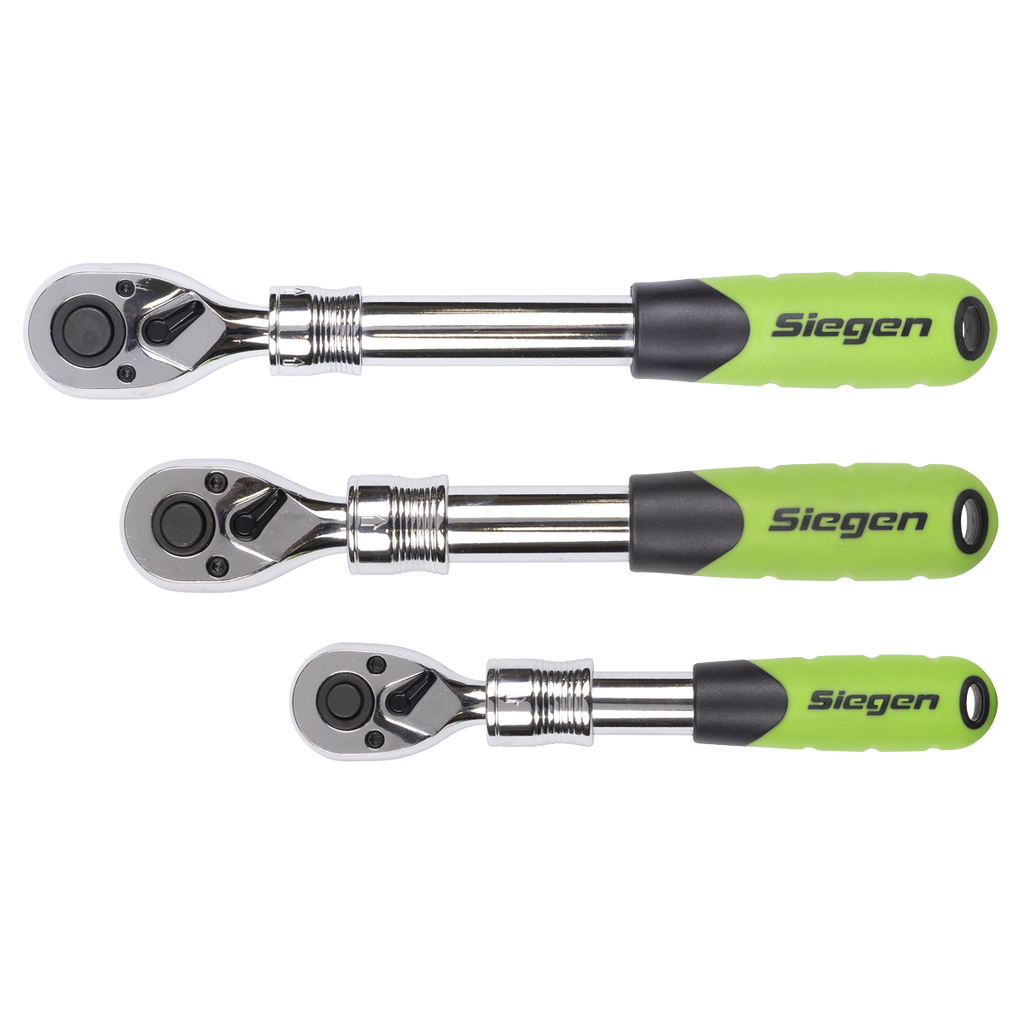 Extendable Ratchet Wrench Set 3pc S01285