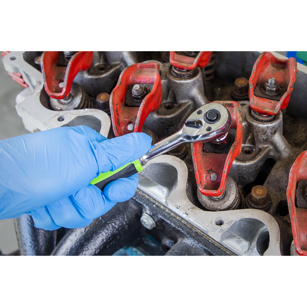 Ratchet Wrench Set with Flip Reverse 1/4"Sq Drive 5pc S01290