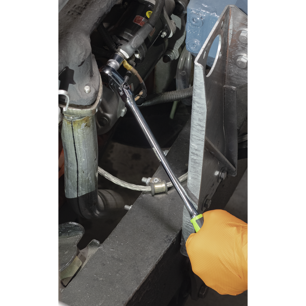 Ratchet Wrench Set with Flip Reverse 1/4"Sq Drive 5pc S01290